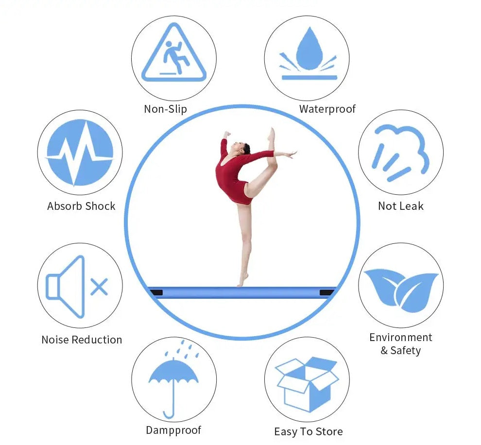 The Advantages of Using a Gymnastics Air Track Mat