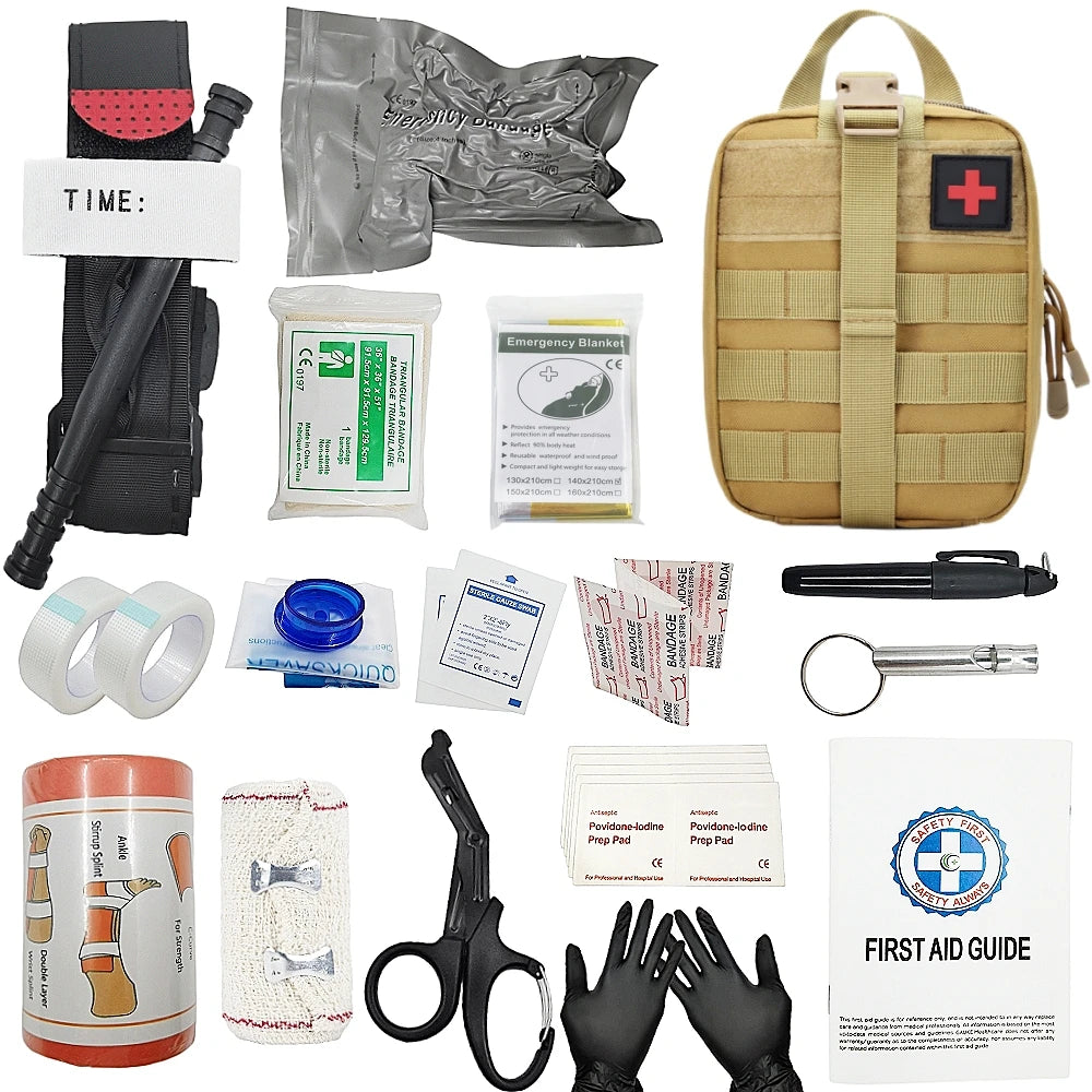 Tactical First Aid Survival Kit