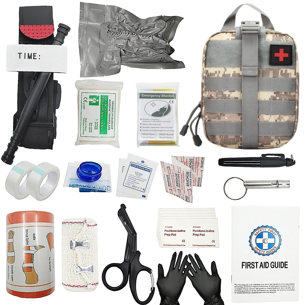 Tactical First Aid Survival Kit