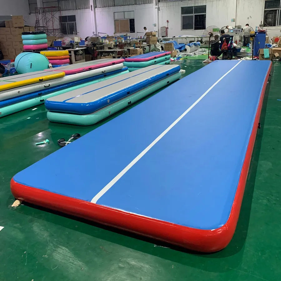 AIR TRACK INFLATABLE GYMNASTICS MAT 8X2X0.2M