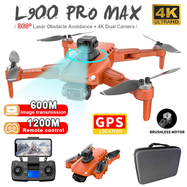 L900 Pro SE & MAX 4K Drone: Compact, GPS, HD Camera, Obstacle Avoidance, Brushless Motor