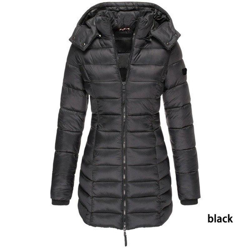 Chic Women's Winter Hooded Parka Jacket for Cozy Comfort  VEXAN Shop