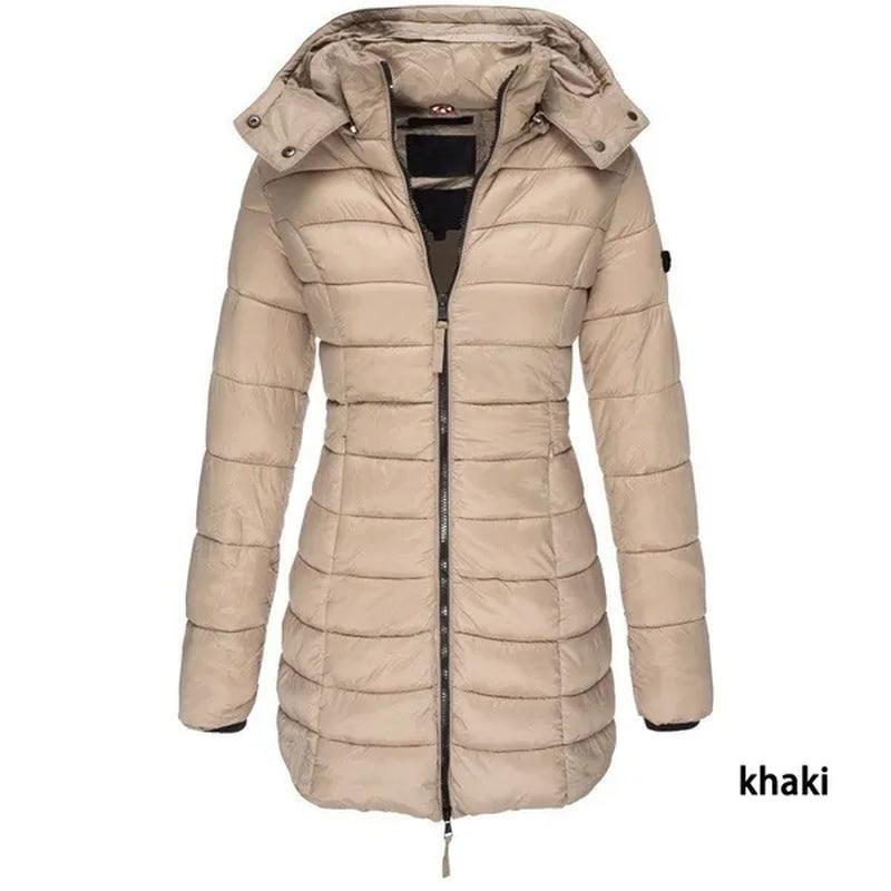 Chic Women's Winter Hooded Parka Jacket for Cozy Comfort  VEXAN Shop