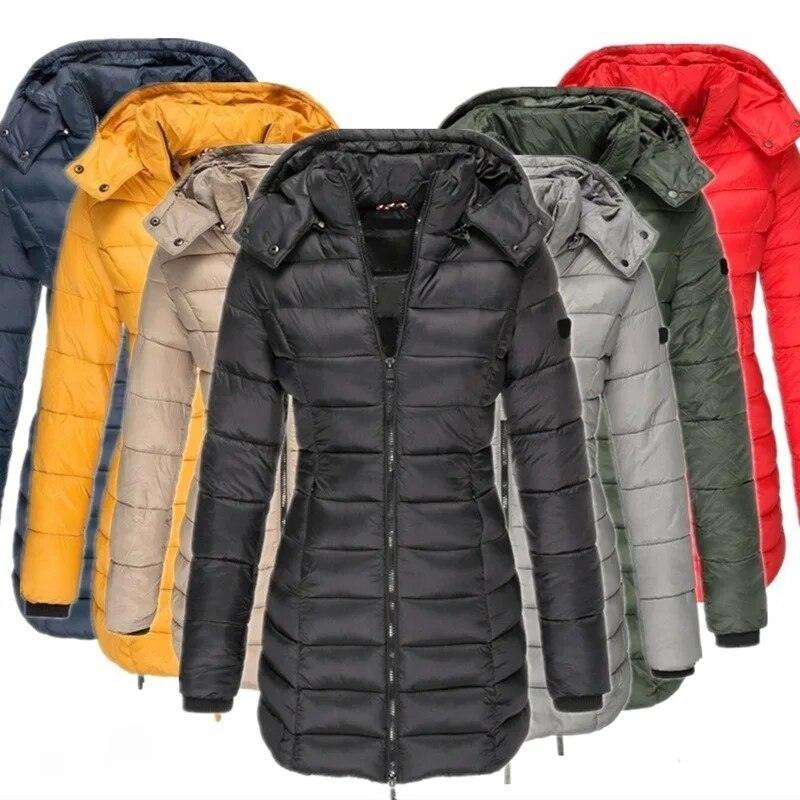 Chic Women's Winter Hooded Parka Jacket for Cozy Comfort  VEXAN Shop